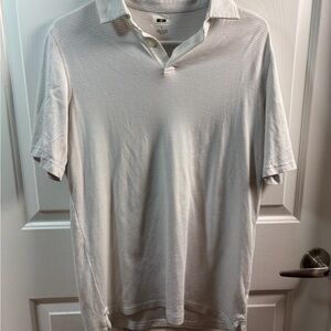 Men's White Striped Shirt